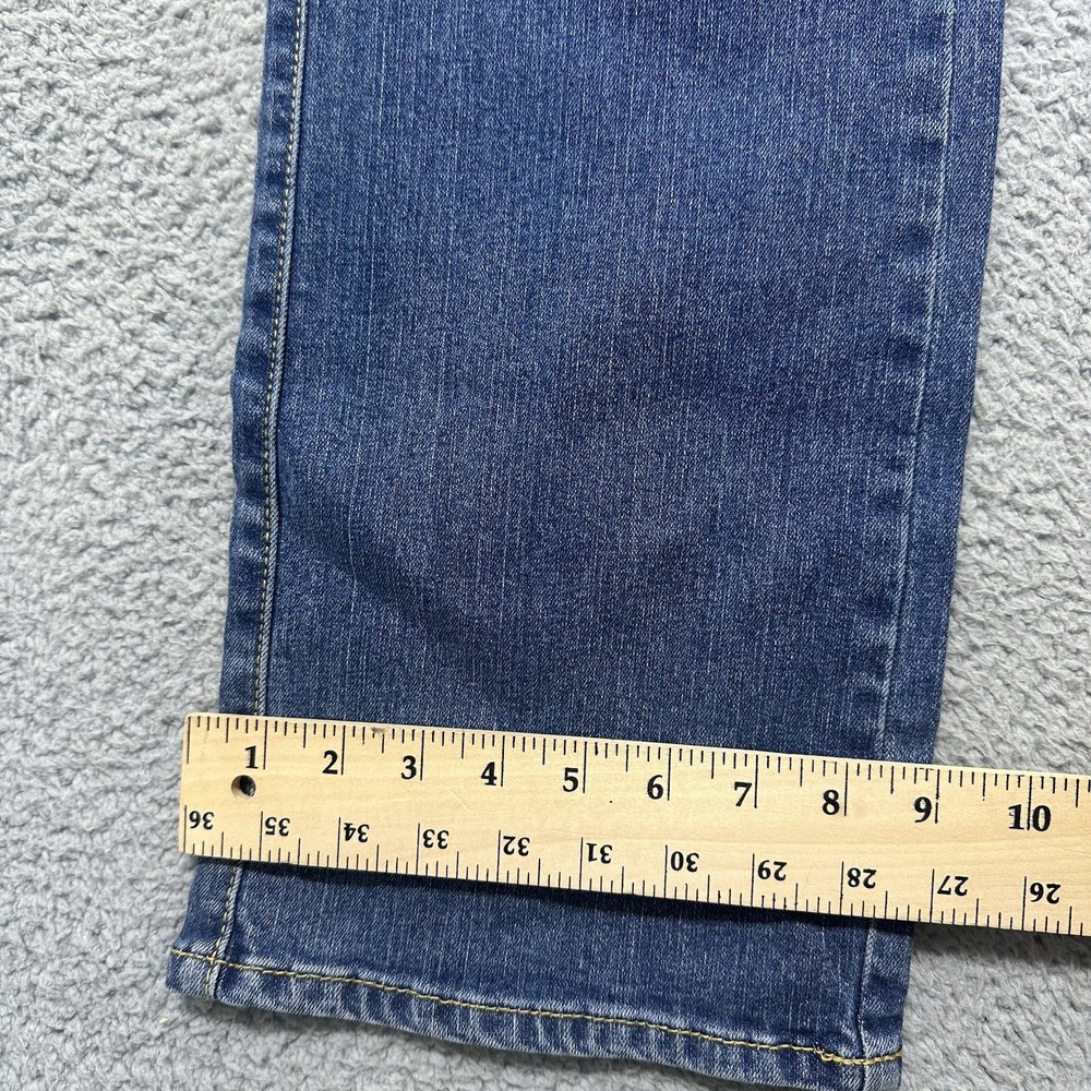 Aura Wrangler Womens Short Rise Blue‎ Jeans Size 12P Tall Western Ranch Rodeo - Picture 6 of 10
